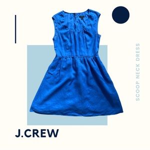 J. Crew Blue Linen Dress 💜 10 for $25💜